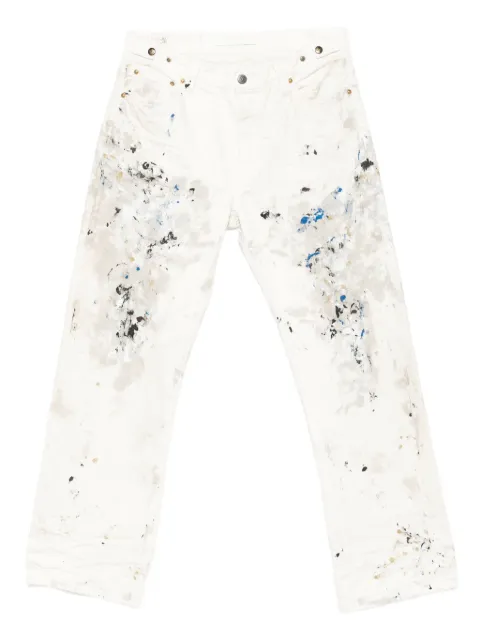 Mastercraft Union paint-splatter jeans
