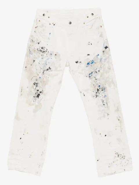 Mastercraft Union paint-splatter jeans
