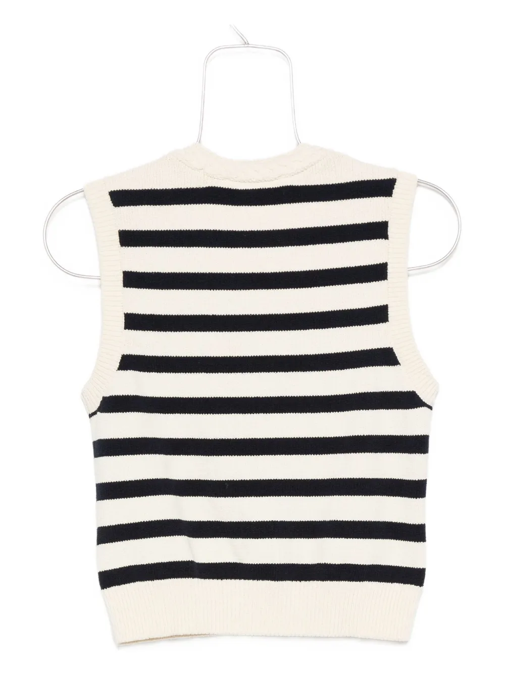 FRAME The Harbor striped-pattern vest Blauw