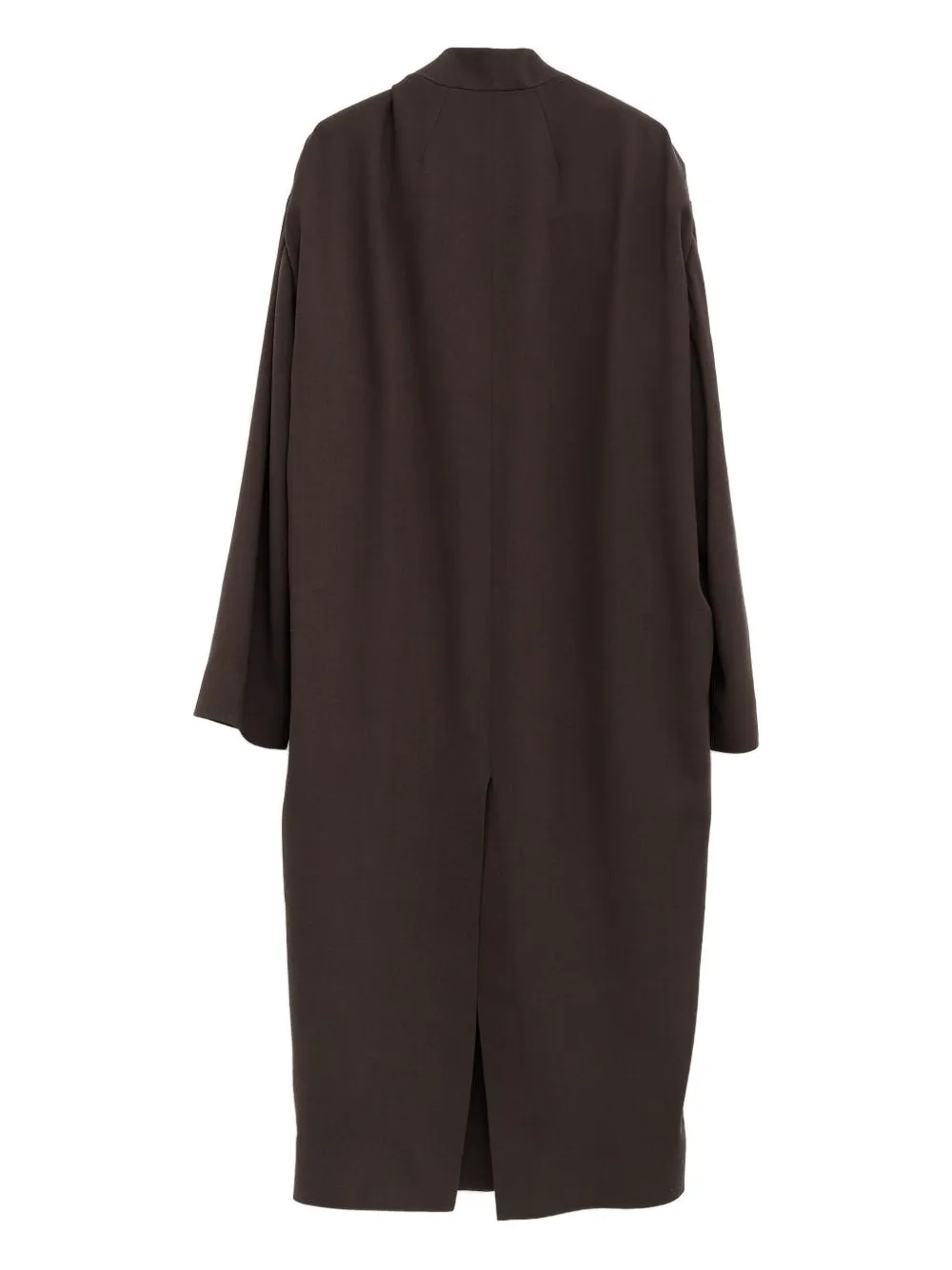 Rick Owens long-sleeve centre-vent coat - Bruin
