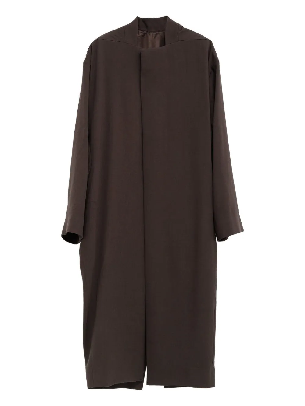 Rick Owens long-sleeve centre-vent coat | Brown | Image 1