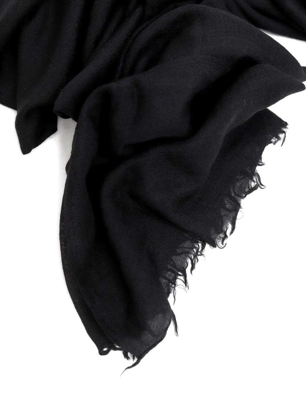 Rick Owens Sjaal met franje Zwart