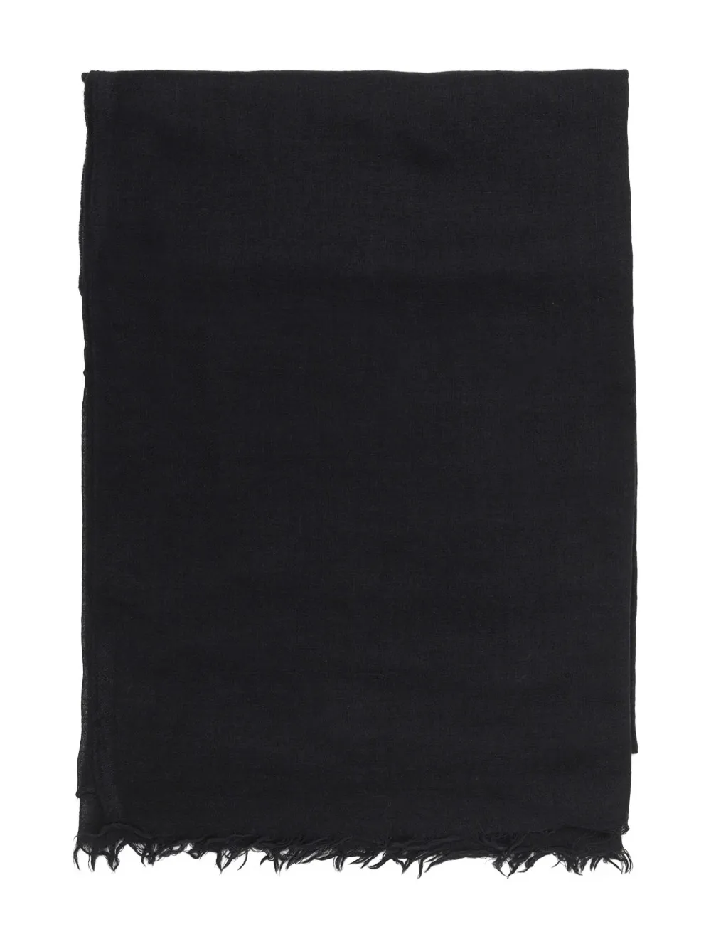 Rick Owens Sjaal met franje Zwart