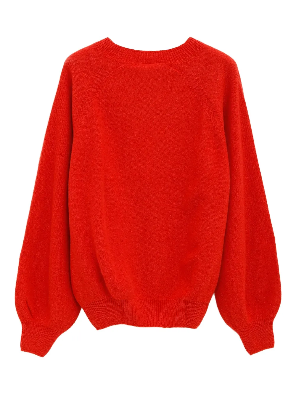 Baserange Soar Purl raglan-sleeve jumper Rood