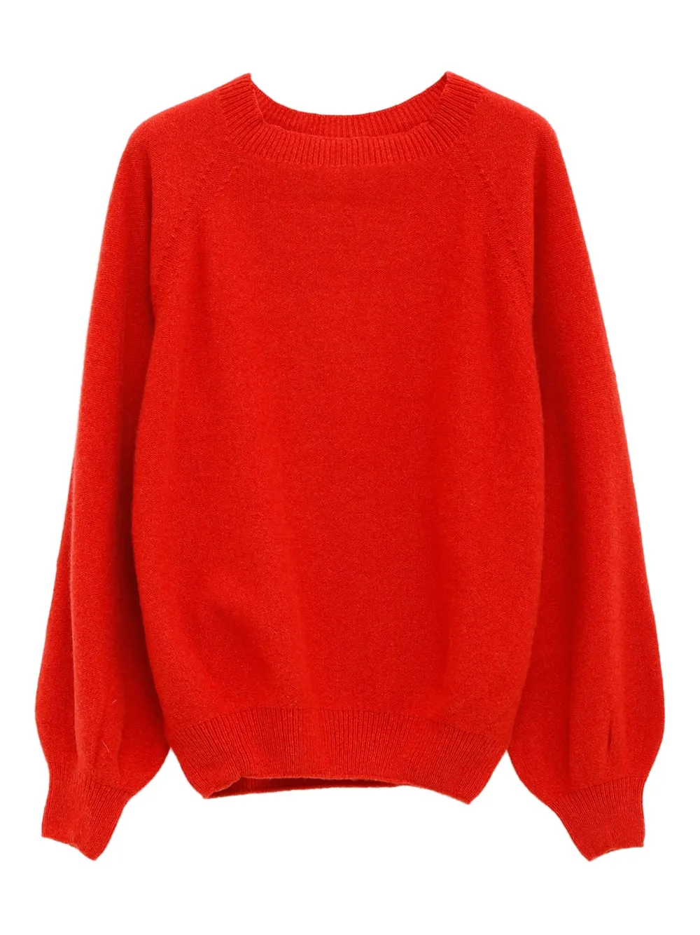Baserange Soar Purl raglan-sleeve jumper Rood