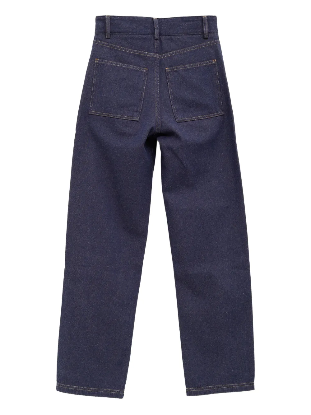 Baserange contrasting zip-fastening jeans Blauw