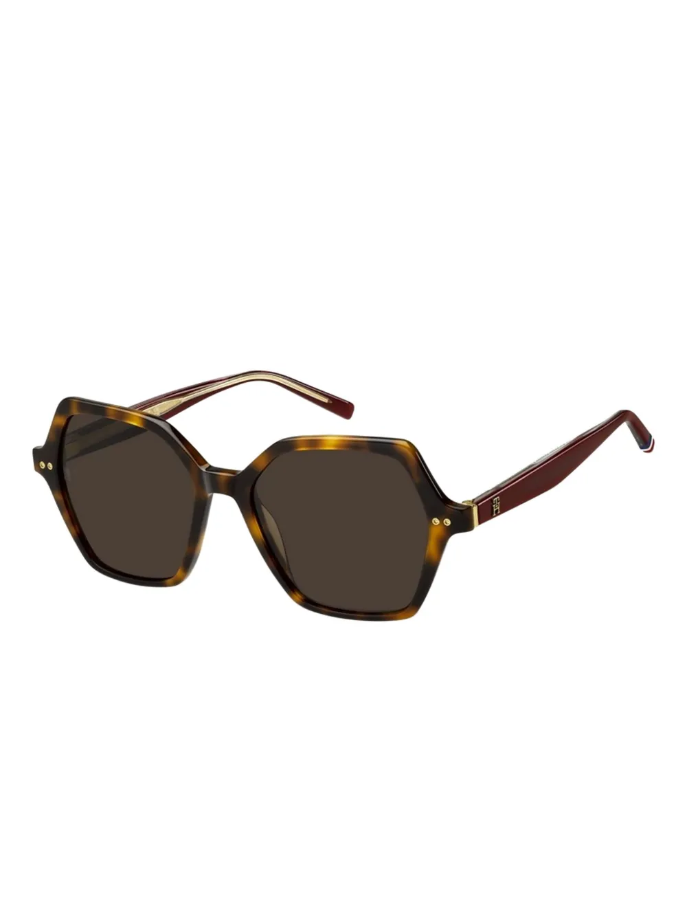 Tommy Hilfiger geometric-frame sunglasses Bruin
