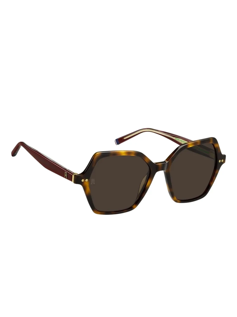 Tommy Hilfiger geometric-frame sunglasses Bruin