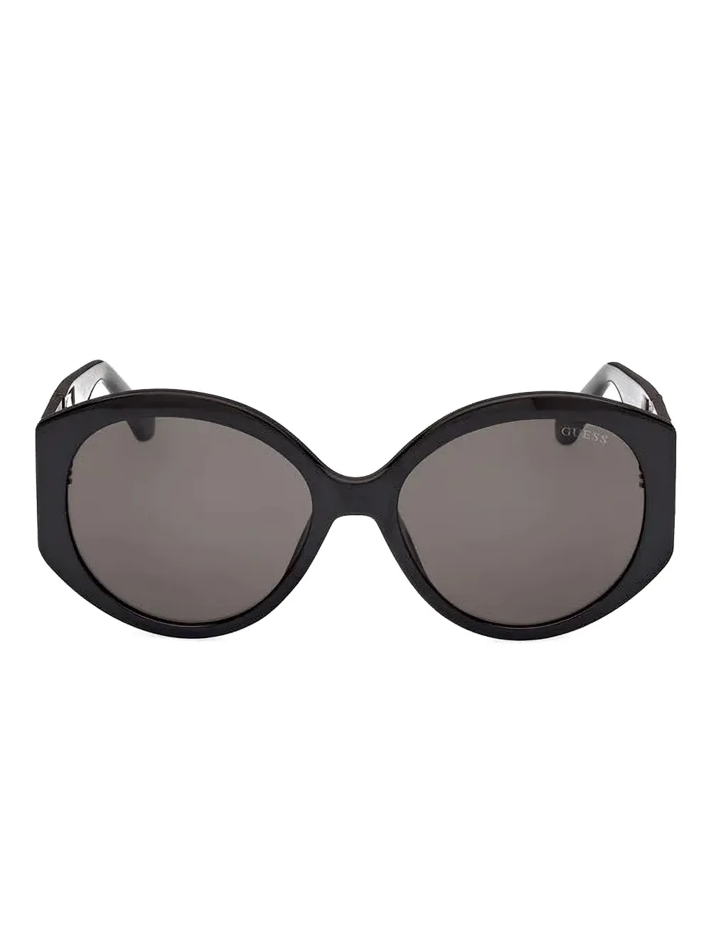 Guess Usa Round-frame Sunglasses In Black