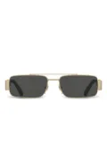 Moschino Eyewear rectangle-frame sunglasses - Gold