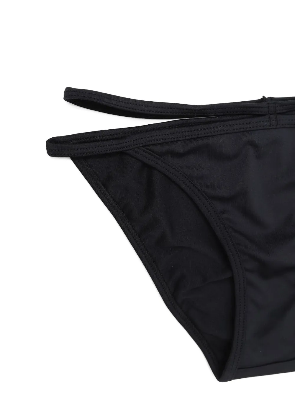 Baserange double-strap bikini bottom Zwart