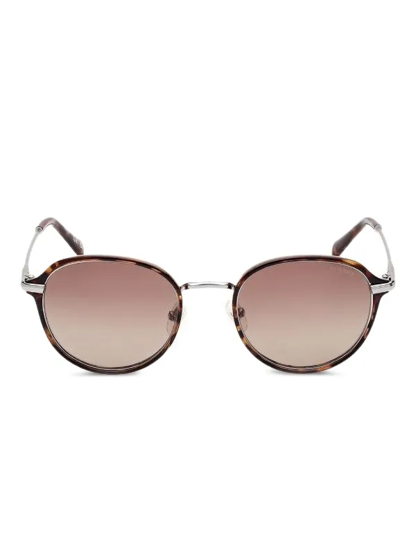 GUESS EYEWEAR Tortoiseshell round-frame Sunglasses Brown FARFETCH IN