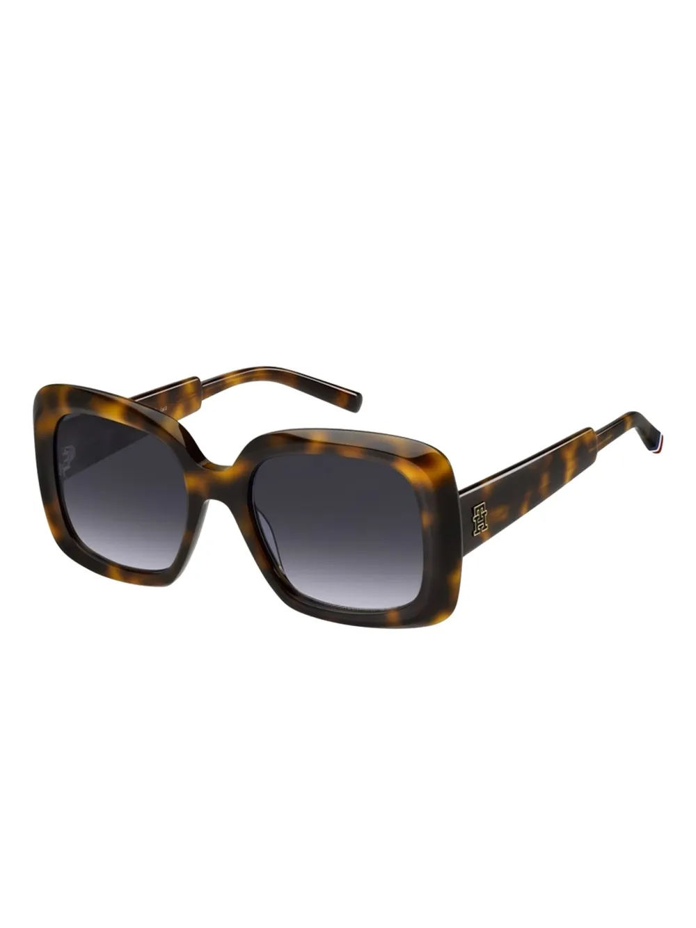 Tommy Hilfiger tortoiseshell square-frame sunglasses Bruin