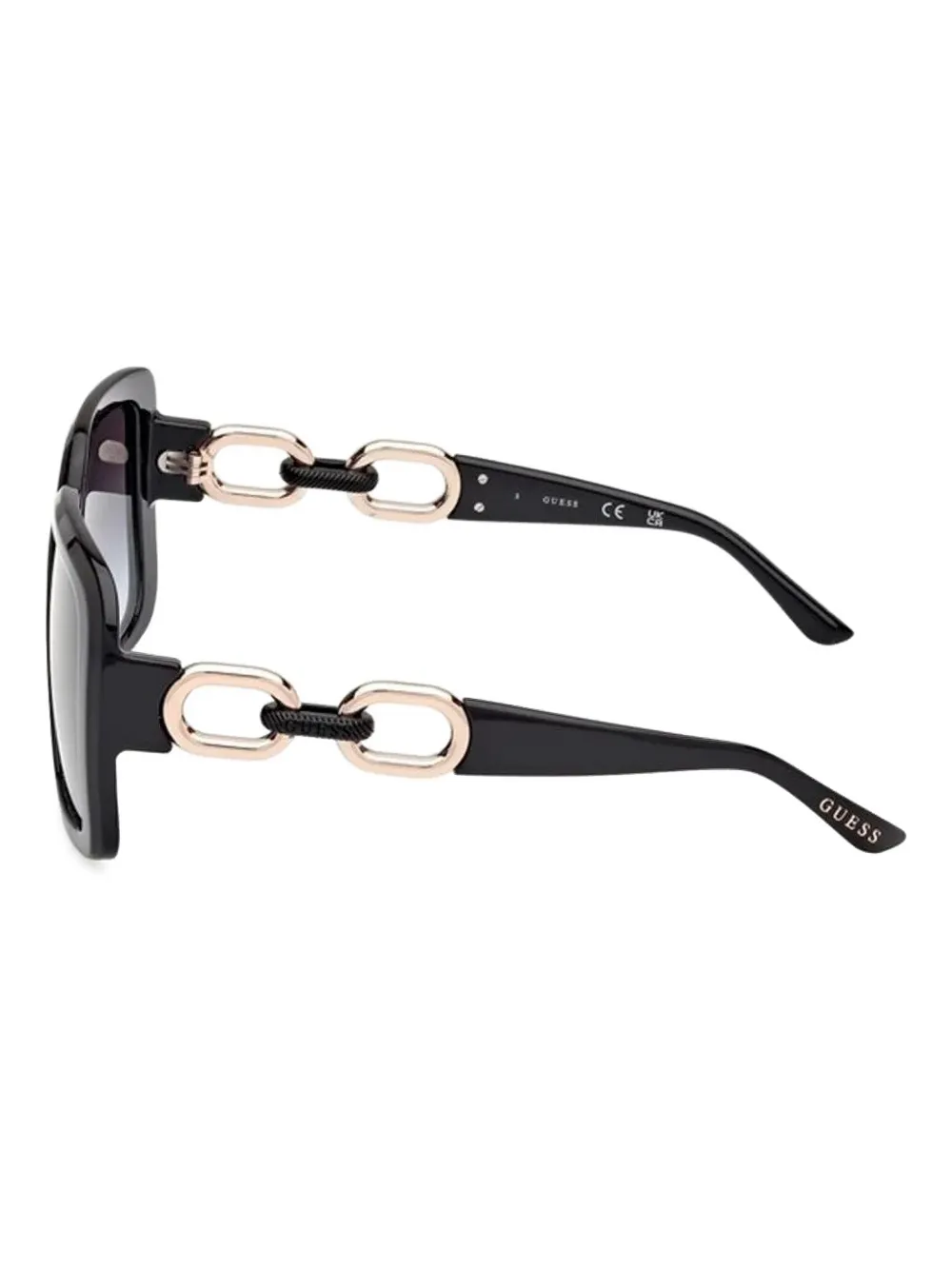 GUESS EYEWEAR square-frame sunglasses Zwart