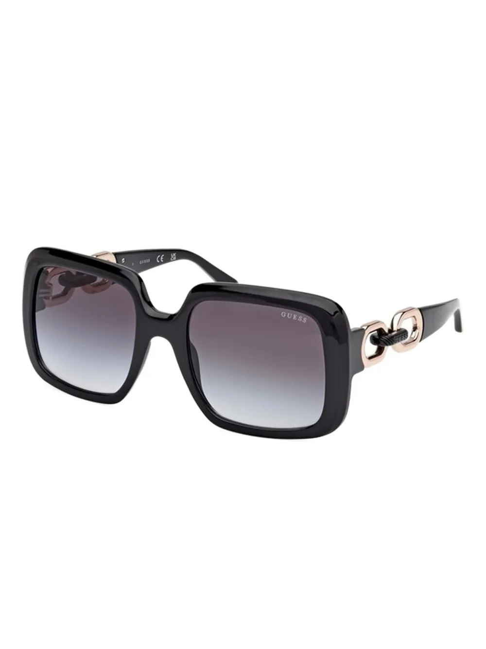 GUESS EYEWEAR square-frame sunglasses Zwart