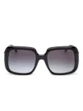 GUESS EYEWEAR square-frame sunglasses - Black
