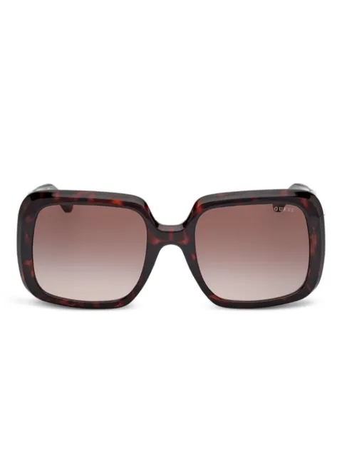 GUESS USA chain-embellished square sunglasses
