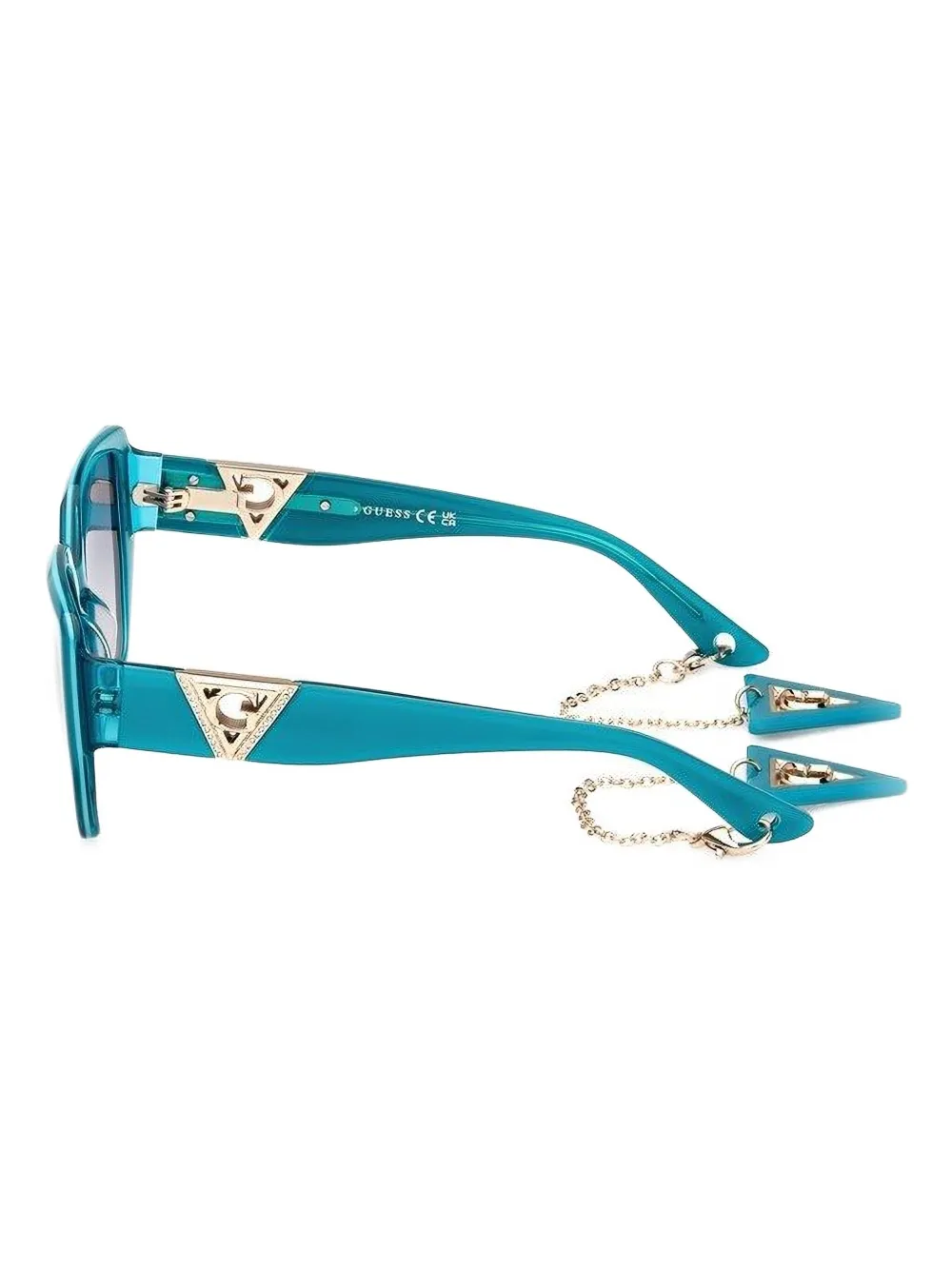 GUESS EYEWEAR geometric-frame sunglasses Blauw