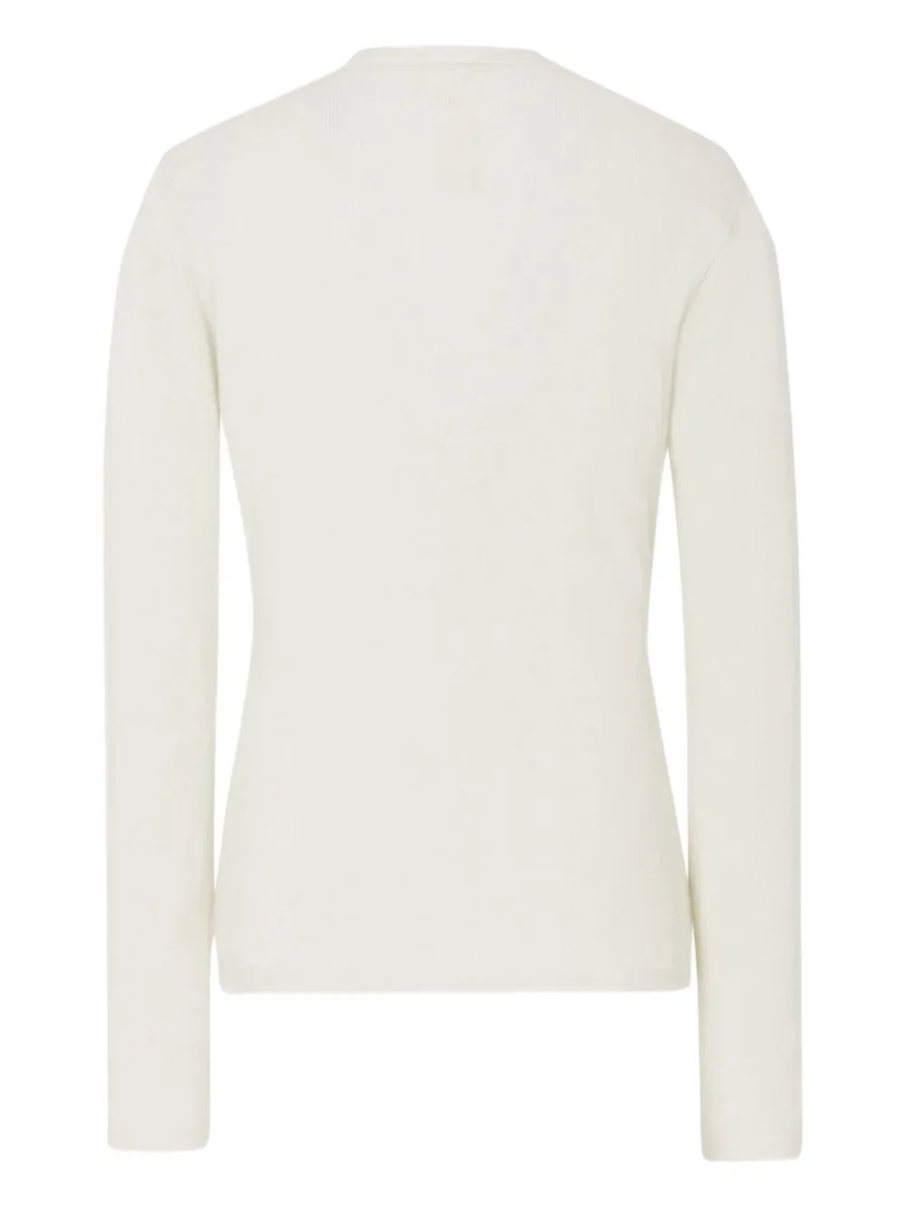 The Row V-neck Cashmere Cardigan In White