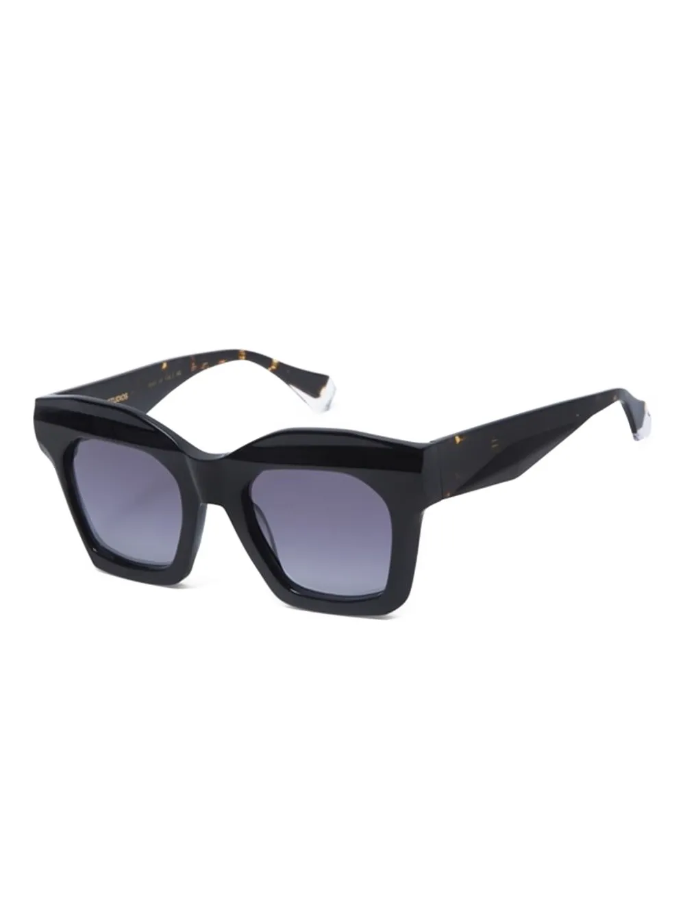 GIGI STUDIOS Glaze geometric sunglasses Zwart