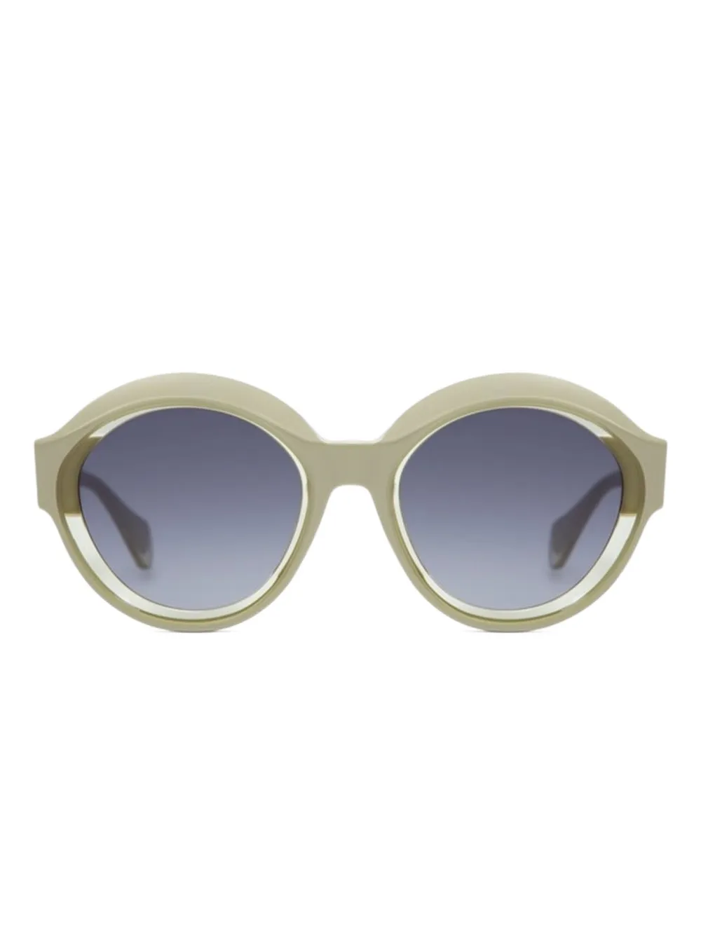 GIGI STUDIOS round-frame sunglasses Geel
