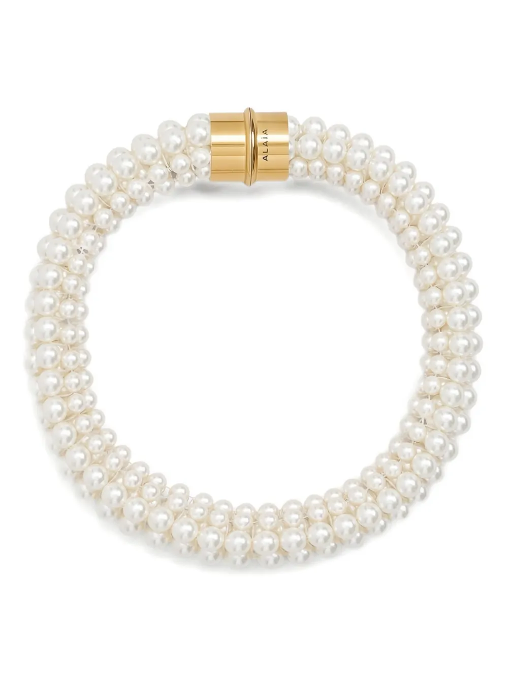 Alaïa faux-pearl necklace | White | Image 1