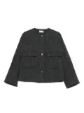 P.A.R.O.S.H. button-fastening patch-pocket jacket - Grey