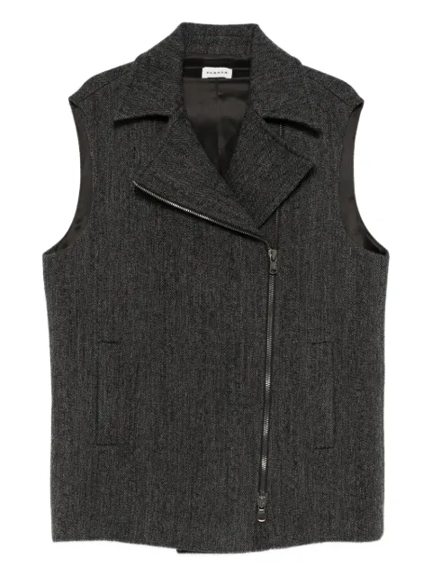 P.A.R.O.S.H. asymetric zip gilet