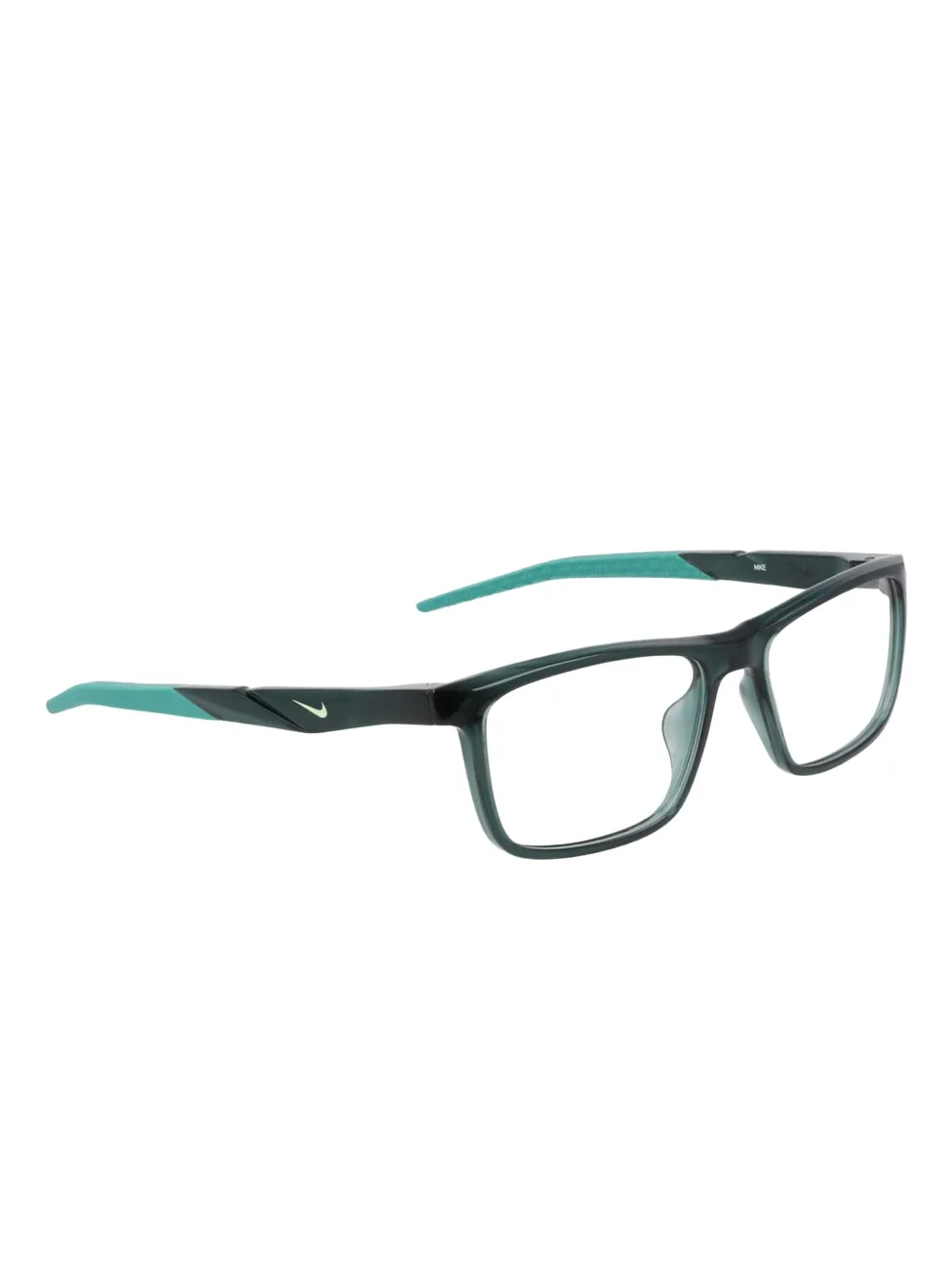 Nike 7057 bril met rechthoekig montuur Groen
