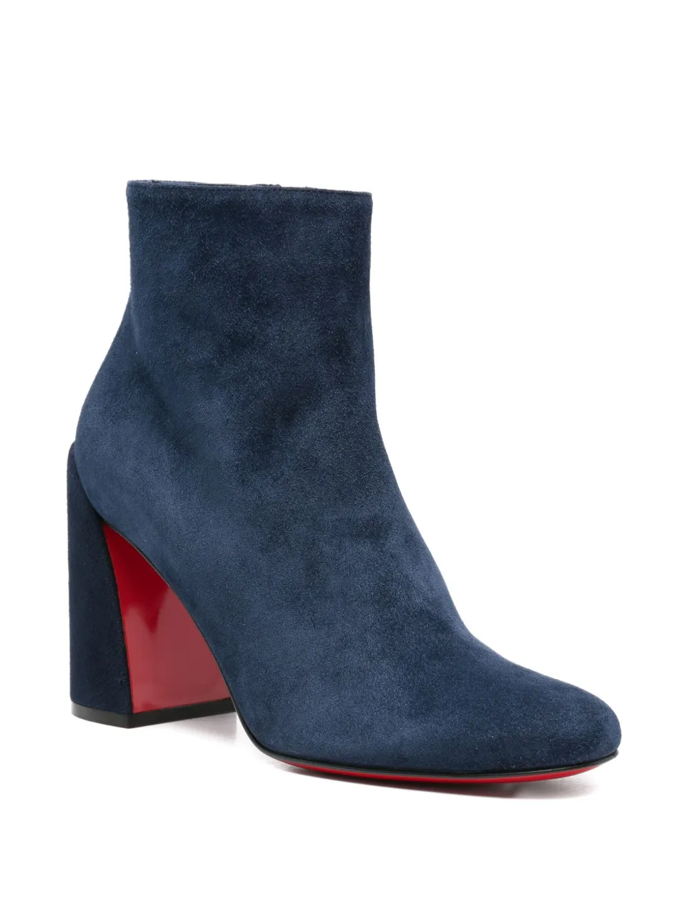 Christian Louboutin 100mm Turela block-heel suede boots | Ankle Boots | Image 2