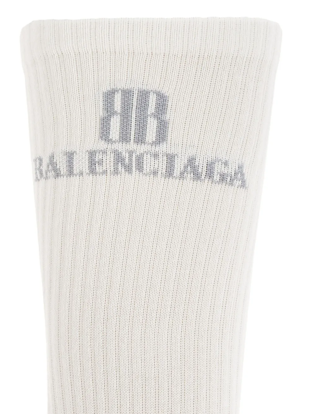 Balenciaga Sokken met geborduurd logo Wit