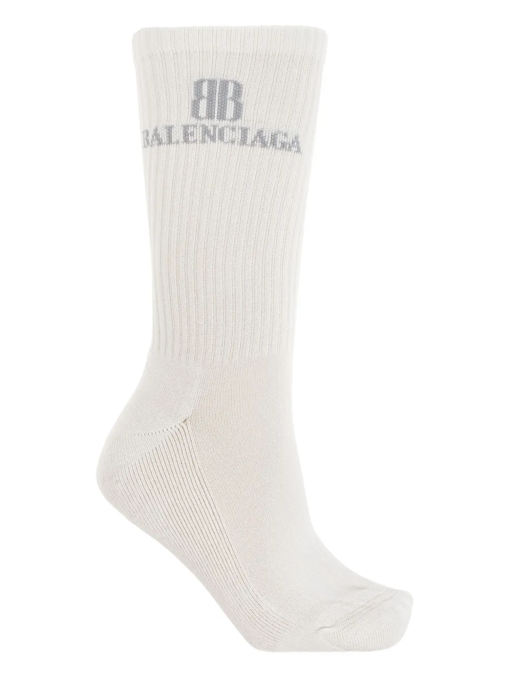 Balenciaga Sokken met geborduurd logo Wit
