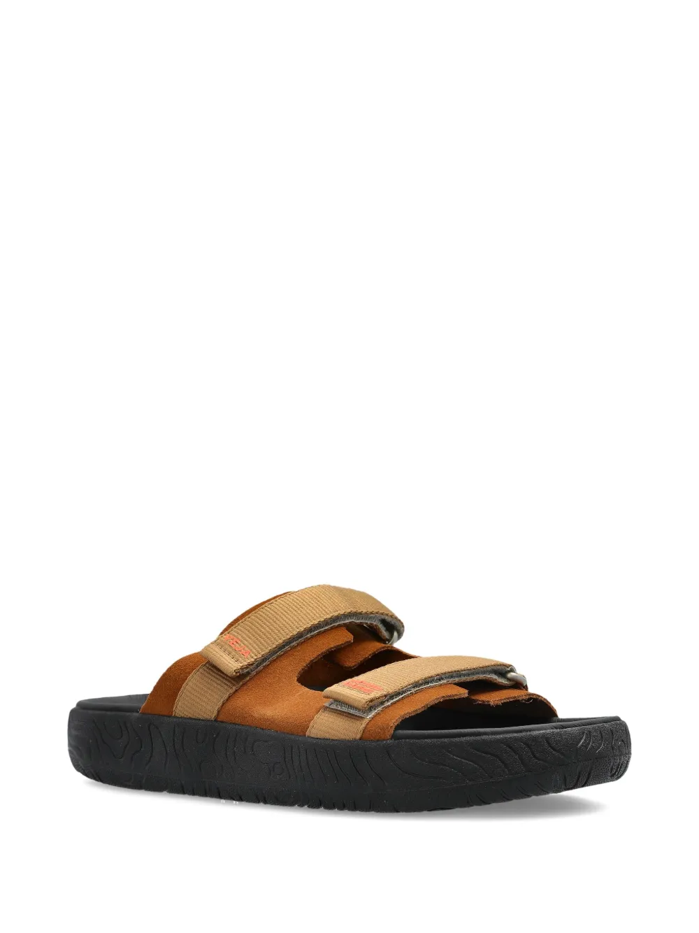 VEJA x Homecore logo-embellished slides Brown