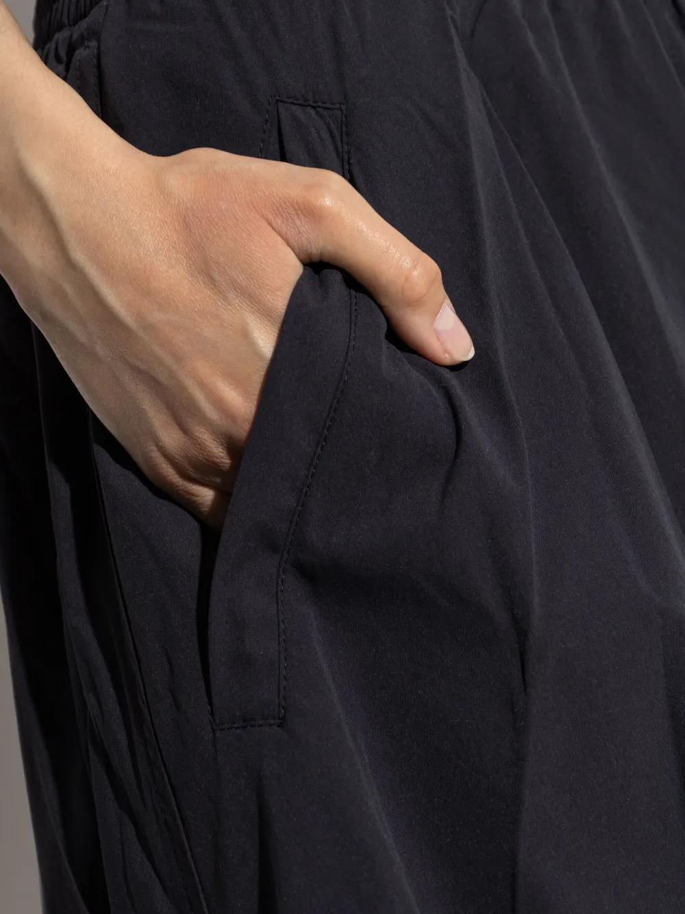 Balenciaga Rok met elastische taille en rok Blauw