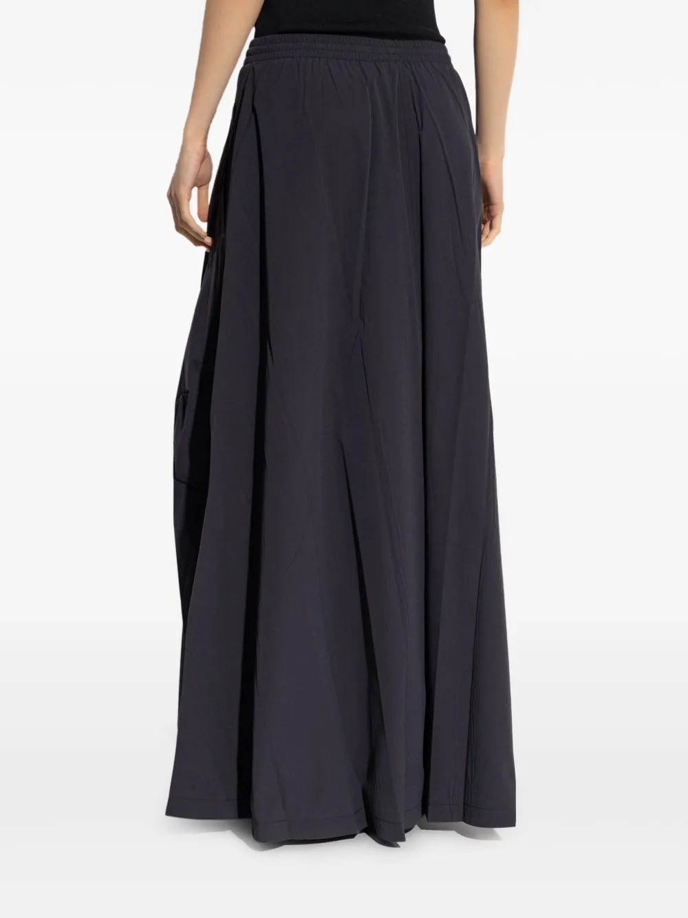 Balenciaga Rok met elastische taille en rok Blauw