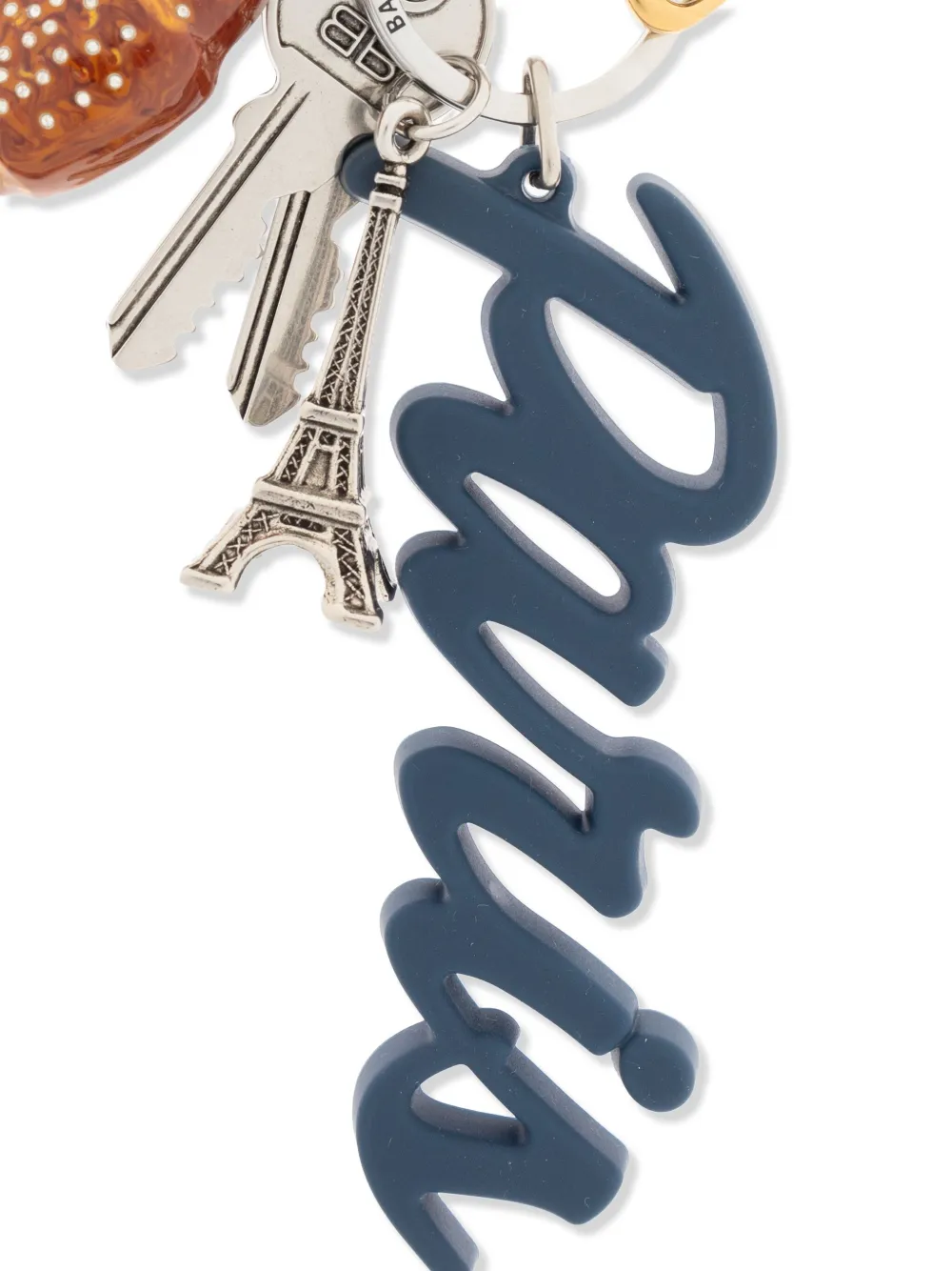 Balenciaga Paris sleutelhanger Blauw