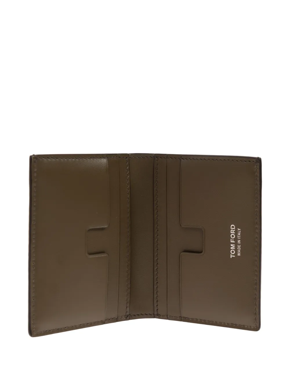 TOM FORD embossed leather wallet Groen