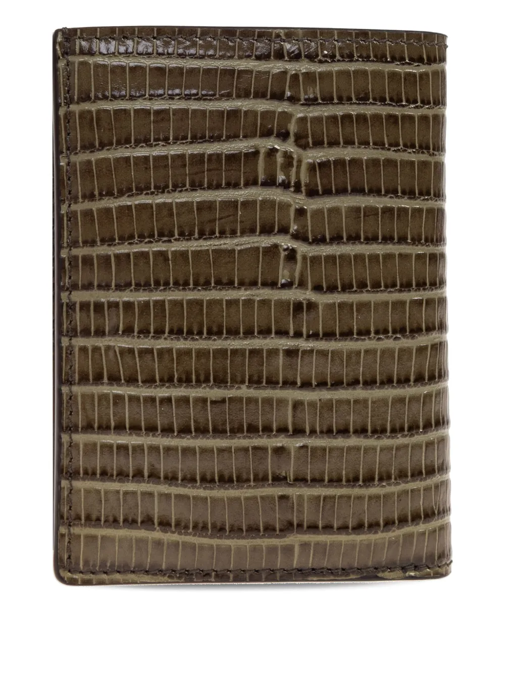 TOM FORD embossed leather wallet Groen