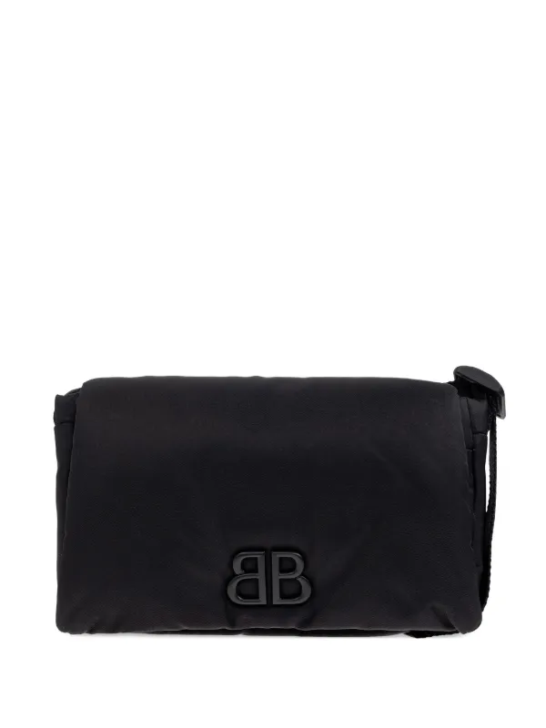 Balenciaga Bolsa Tiracolo Com Logo | Preto | FARFETCH BR
