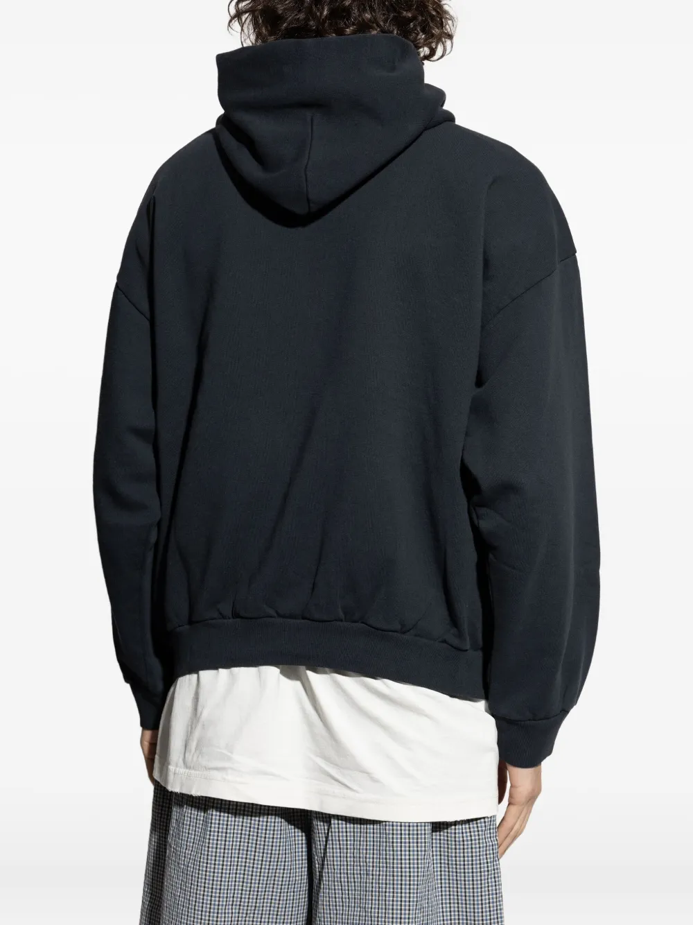 Balenciaga Nano BB hoodie met geborduurd logo Zwart