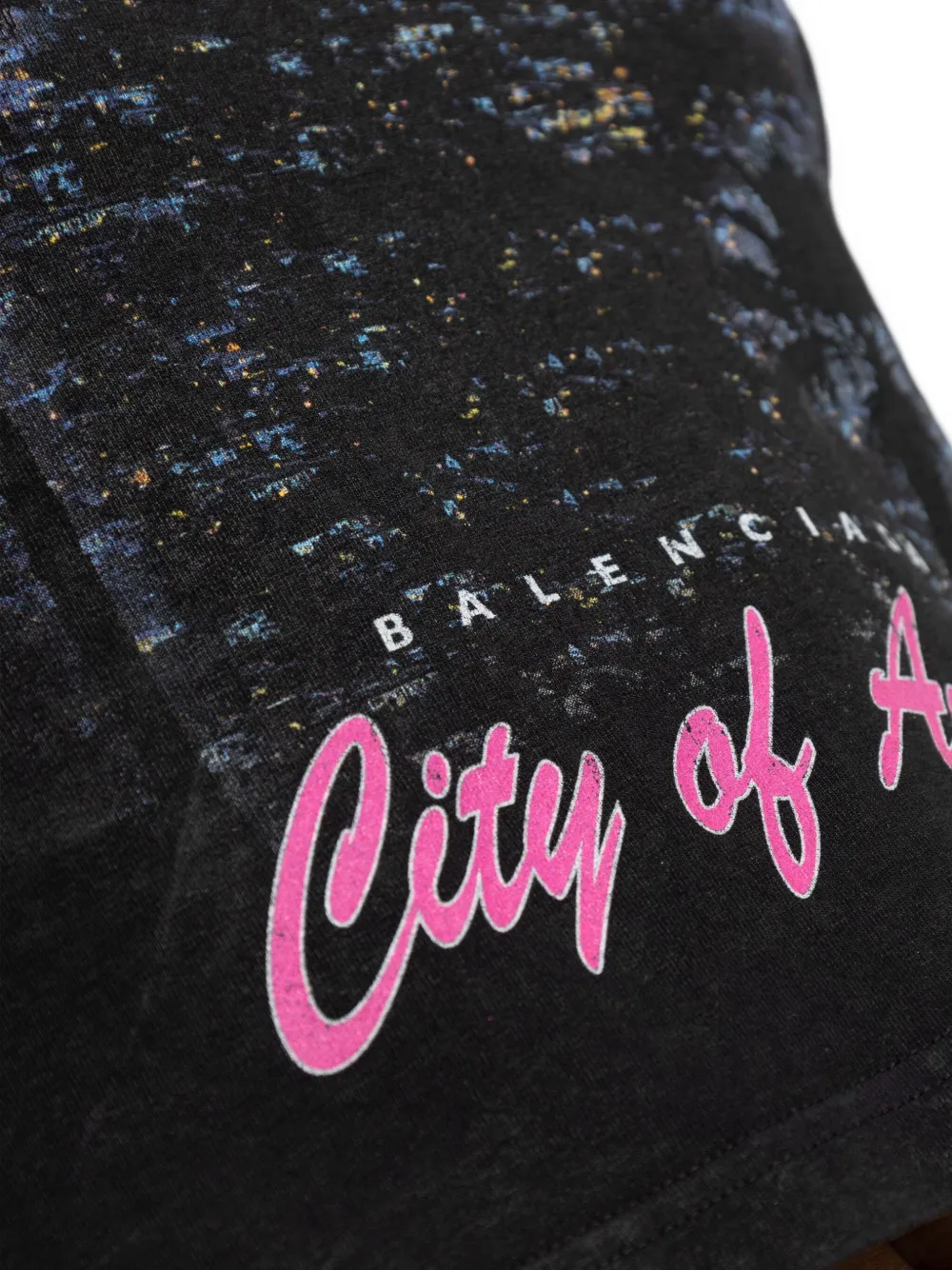 Balenciaga City Of Angels T-shirt met grafische print Zwart