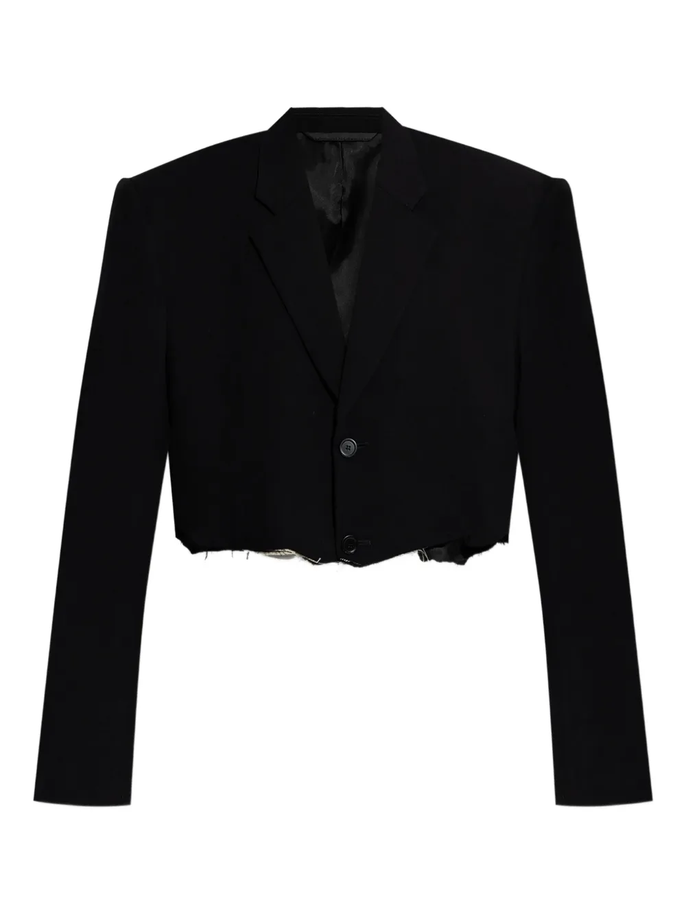 Balenciaga single-breasted notched lapels blazer Zwart