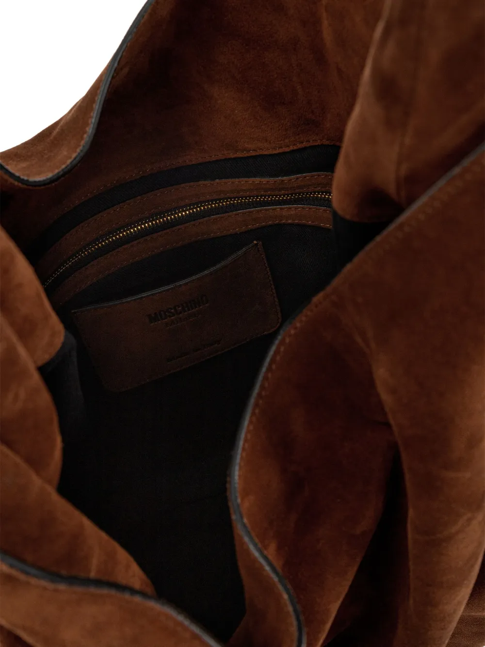 Moschino Suède shopper Bruin