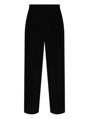 Giorgio Armani ベルベット パンツ | ブラック | FARFETCH JP