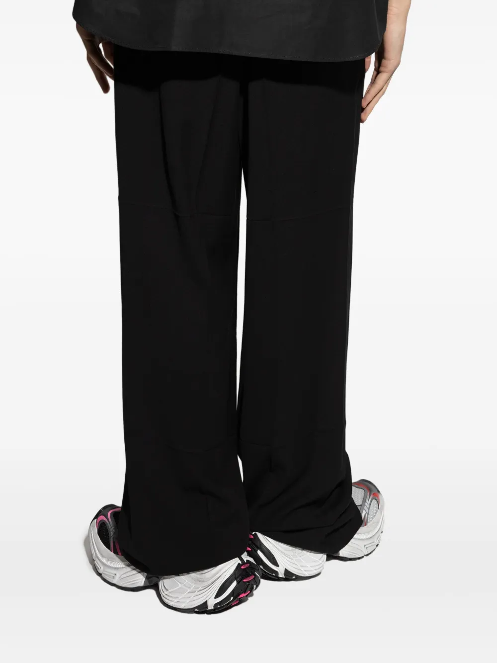 Balenciaga Broek met geplooide zak Zwart