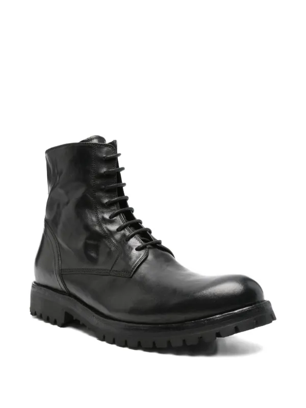 Officine Creative Ikonic 001 レースアップ ブーツ | ブラック