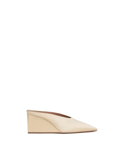 Alaïa leather mules