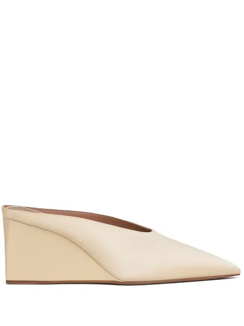 Alaïa leather mules