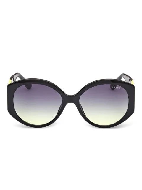GUESS USA logo-detail round sunglasses