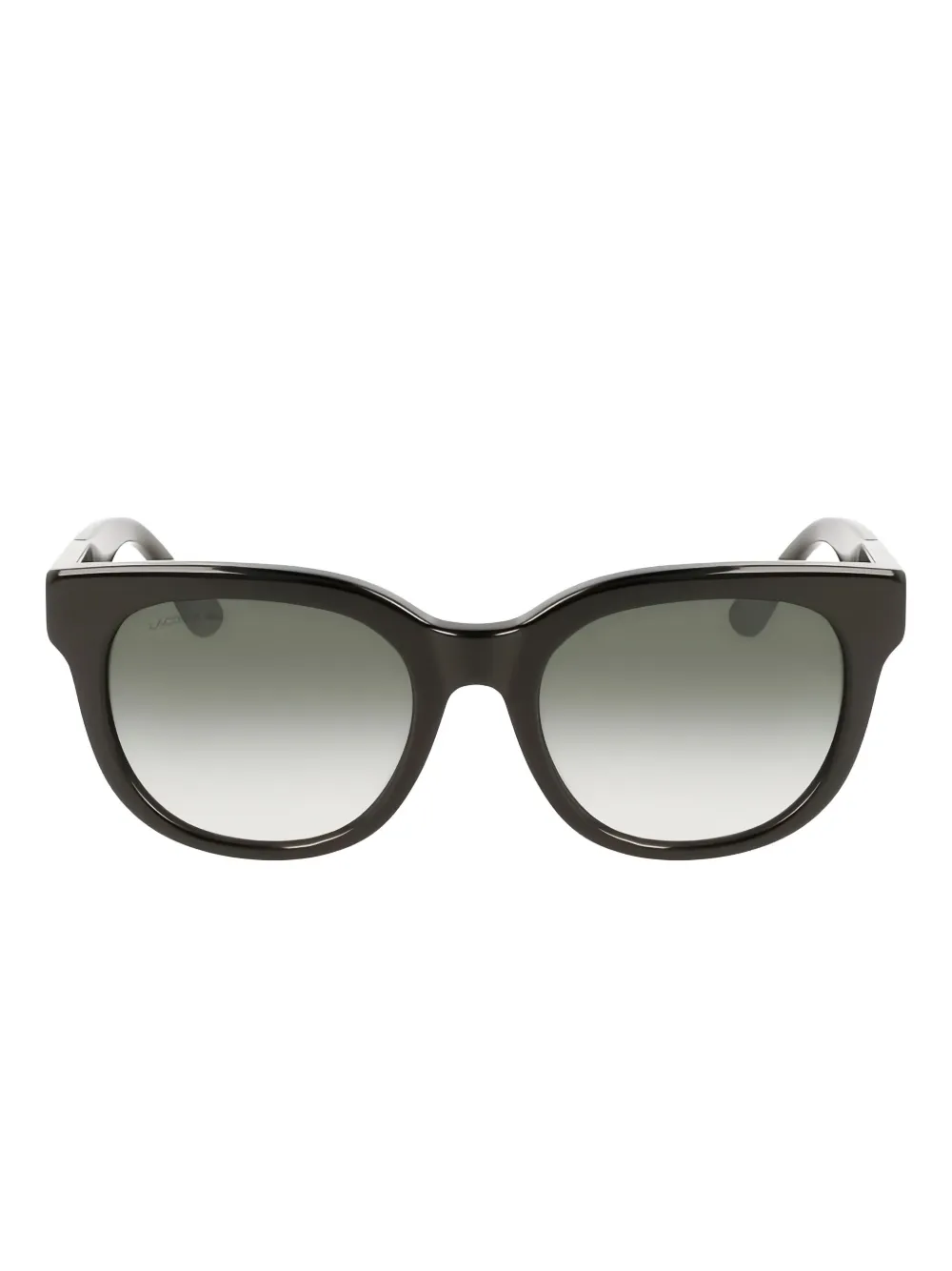 Lacoste crocodile-effect sunglasses - ブラック Lacoste crocodile-effect sunglasses - ブラック